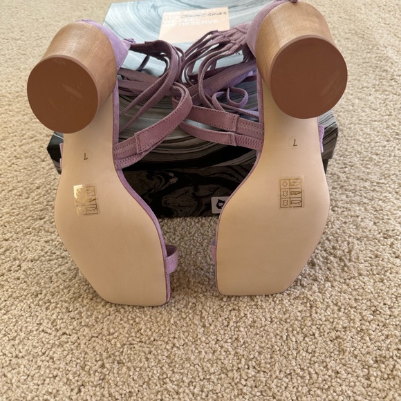 Jeffrey Campbell Rowen: slanted cone heel, squared-off toe signal, & ankle-wrap - Picture 2 of 3